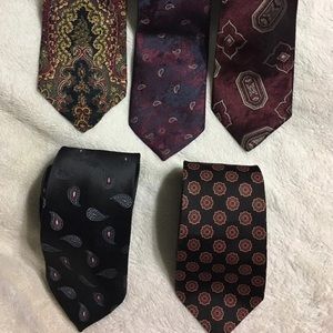 WEMBLEY WEMSILK VINTAGE TIES LOT MADE IN U…